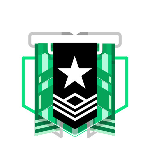 Rainbow Six Siege Emerald V rank icon